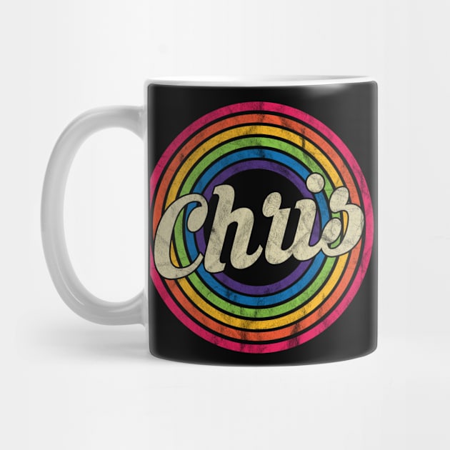 Chris - Retro Rainbow Faded-Style by MaydenArt